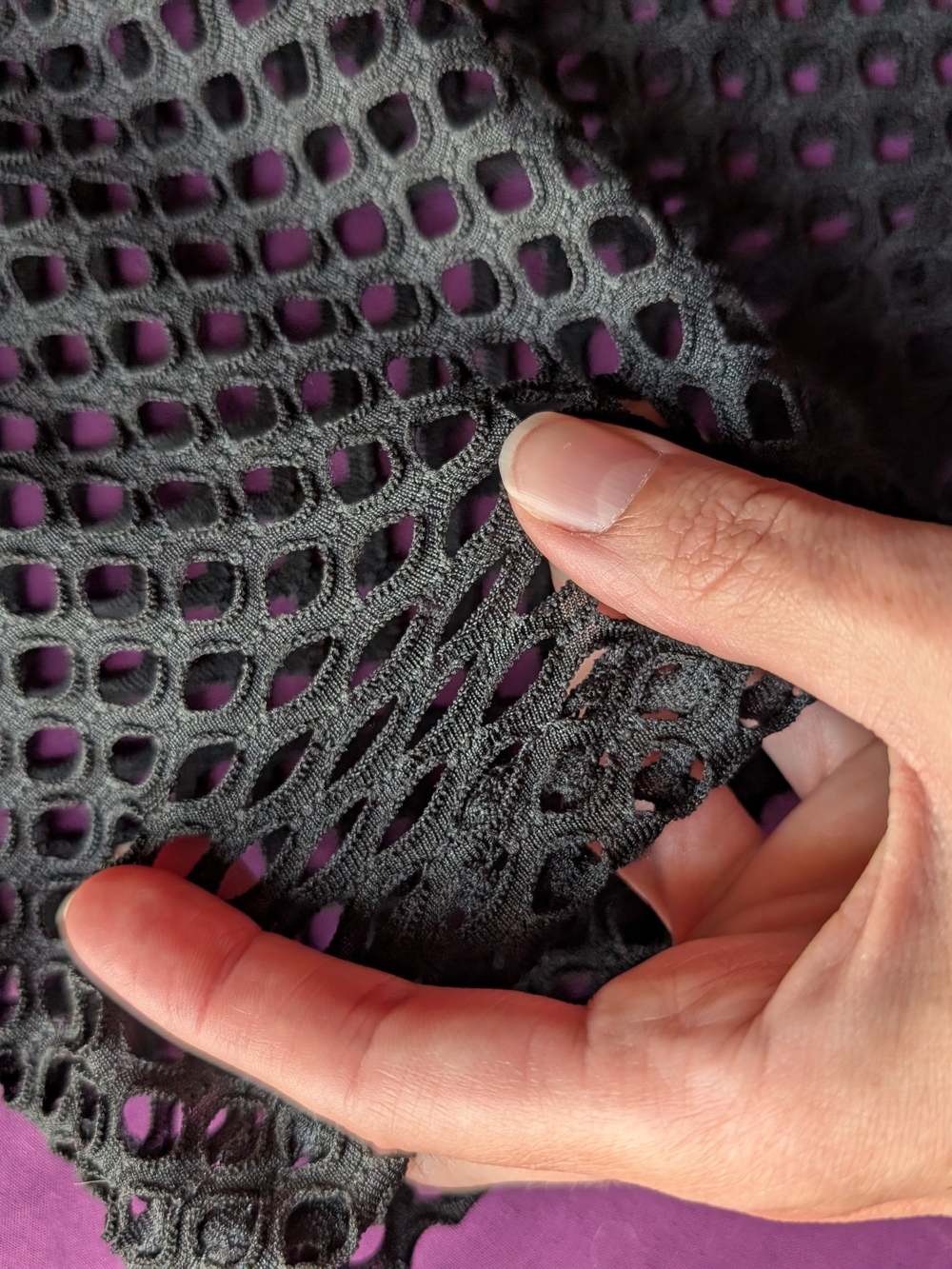 Black Fishnet Tank Top - Picture 7 of 7